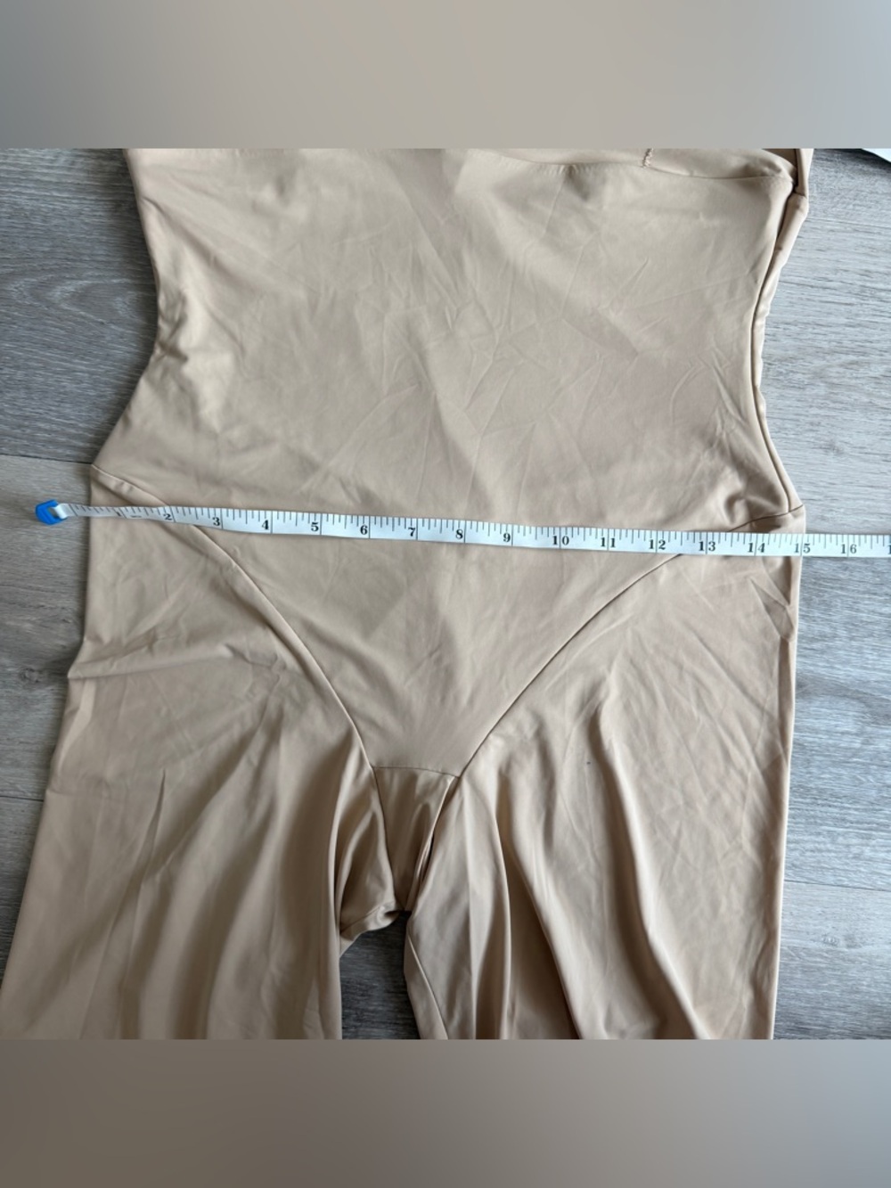 NWT Maidenform Nude Beige Open Bust Shapewear Bodysuit with Adjustable Straps XL - Picture 8 of 11